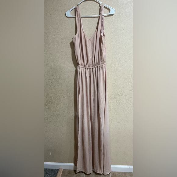 Show me Your Mumu SMYM Kendall Dusty blush maxi dress NEW XL - Picture 1 of 6